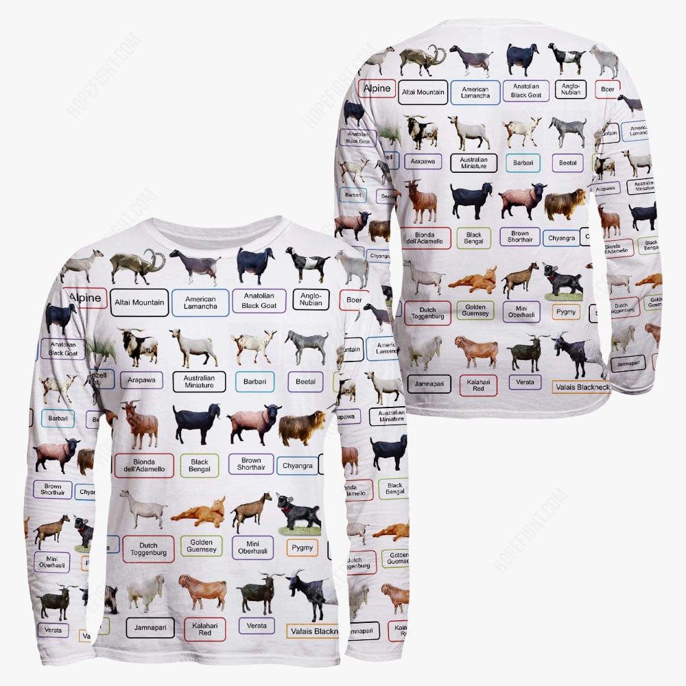 Goat Shirt, Gift For Goat Lover, All Over Printed