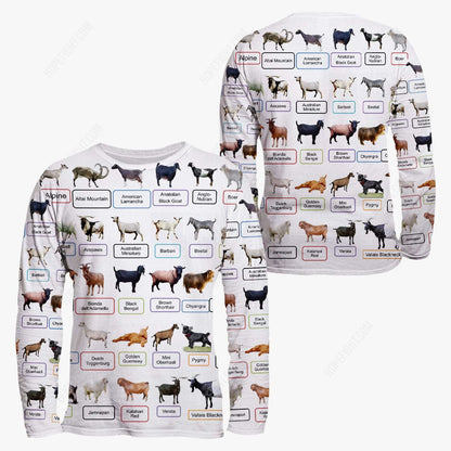 Goat Shirt, Gift For Goat Lover, All Over Printed
