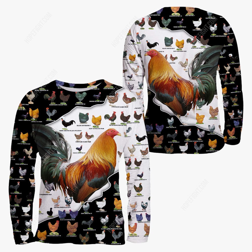 Rooster Shirt, Gift For Chicken Lover, All Over Printed