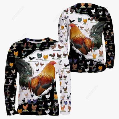 Rooster Shirt, Gift For Chicken Lover, All Over Printed