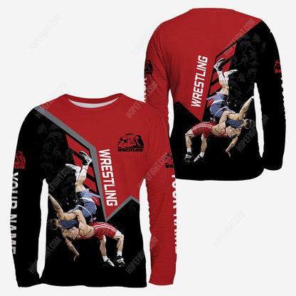 Wrestling Love Shirt, Wrestling Shirt Gift, All Over Printed