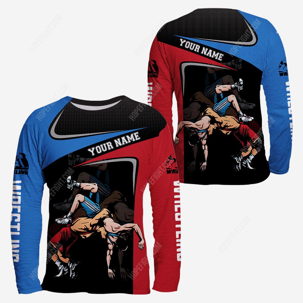 Wrestling Love Shirt, Wrestling Shirt Gift, All Over Printed