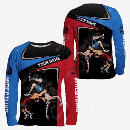 Wrestling Love Shirt, Wrestling Shirt Gift, All Over Printed