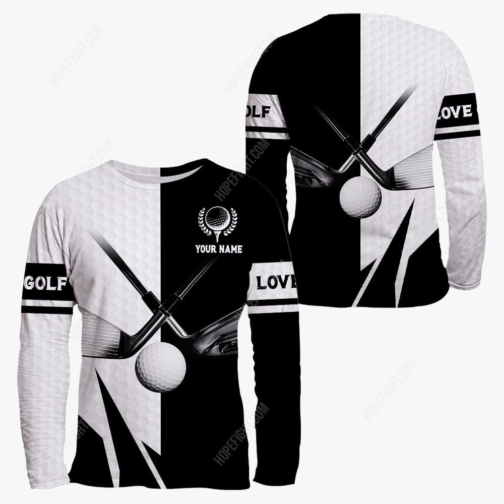 Custom Golf Shirt, Gift For Golf Lover, All Over Printed