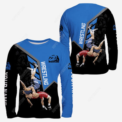 Wrestling Love Shirt, Wrestling Shirt Gift, All Over Printed