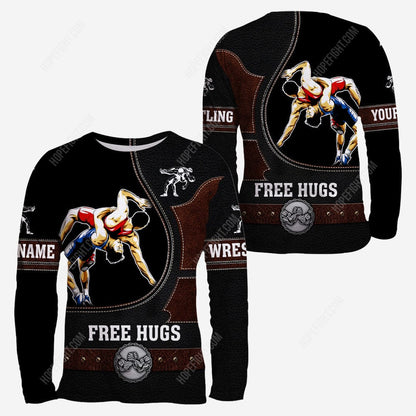 Wrestling Love Shirt, Wrestling Shirt Gift, All Over Printed