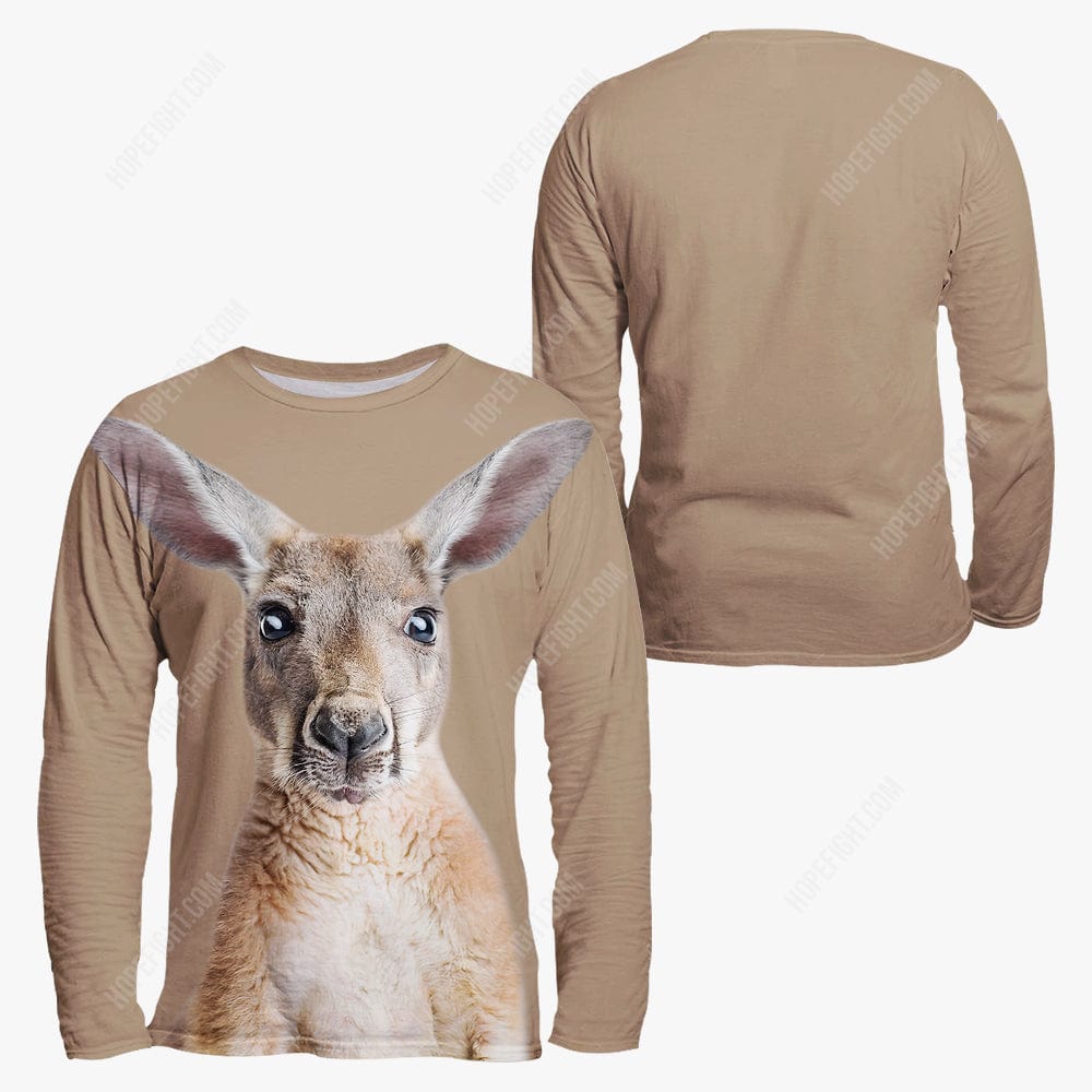 Kangaroo Shirt, Gift For Kangaroo Lover, All Over Printed