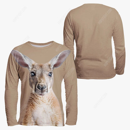 Kangaroo Shirt, Gift For Kangaroo Lover, All Over Printed