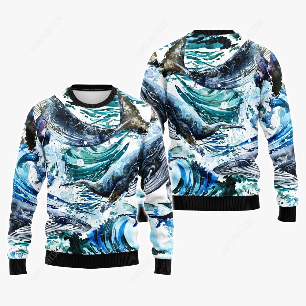 Whale Shirt, Gift For Whale Lover, All Over Printed