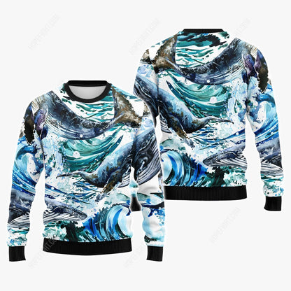 Whale Shirt, Gift For Whale Lover, All Over Printed