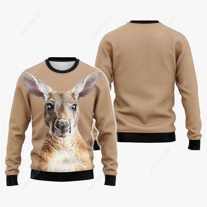 Kangaroo Shirt, Gift For Kangaroo Lover, All Over Printed