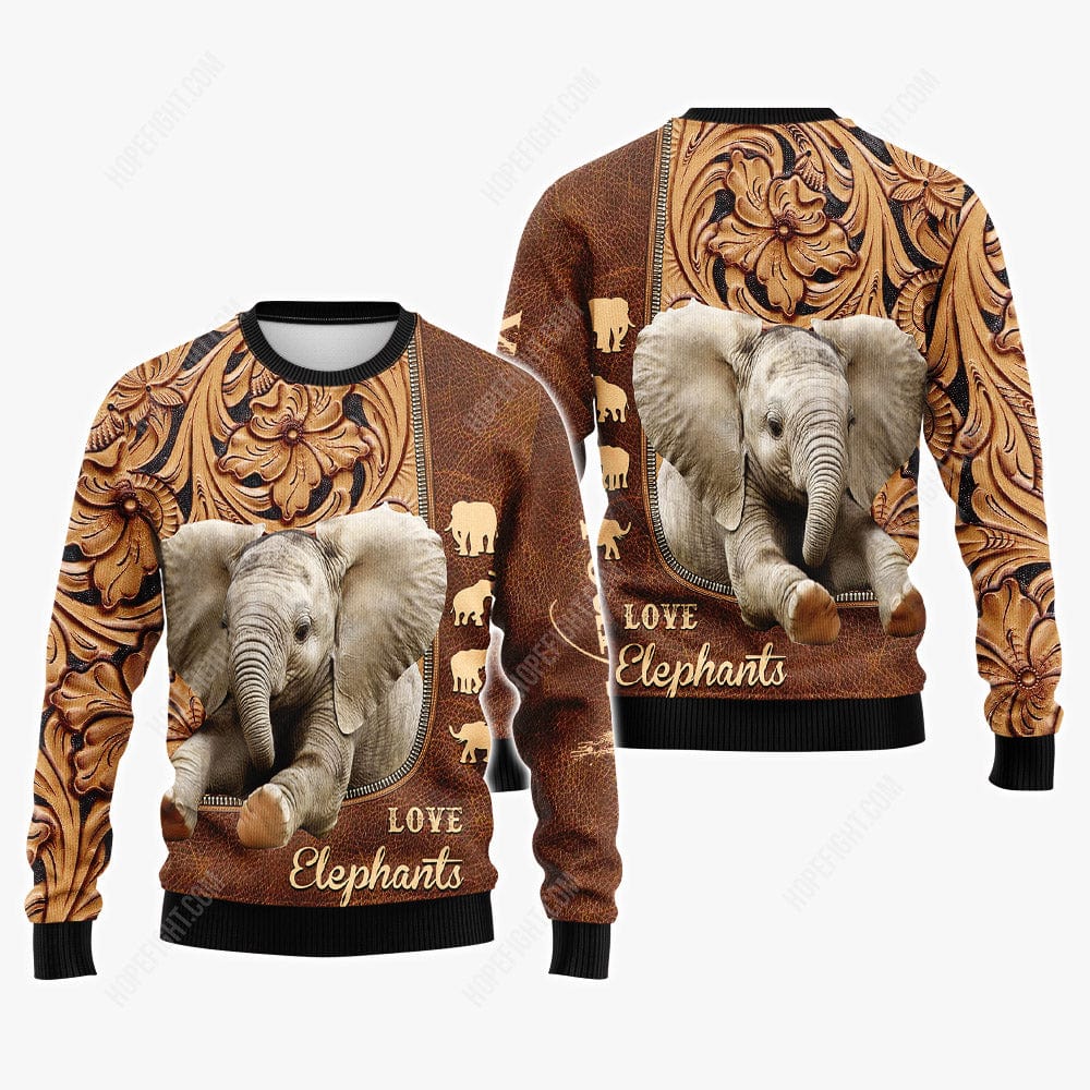 Elephant Shirt, Gift For Elephant Lover, All Over Printed