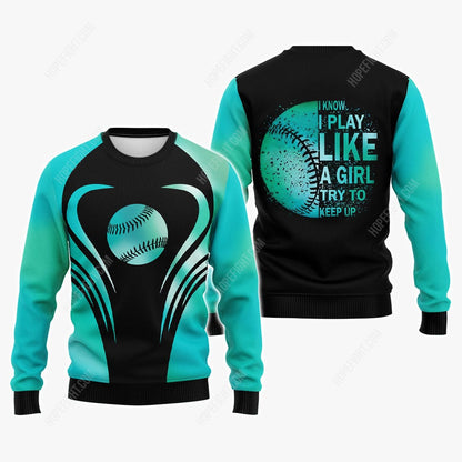 Softball Shirt, Gift For Softball Lover, All Over Printed