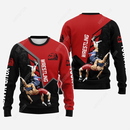 Wrestling Love Shirt, Wrestling Shirt Gift, All Over Printed