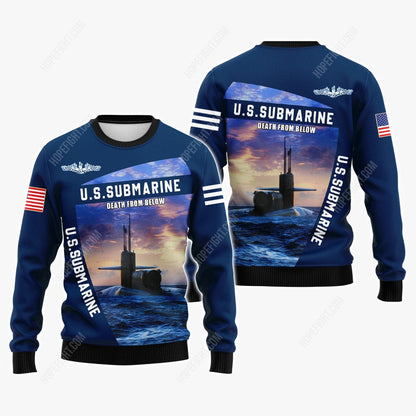 Submarine Shirt, Gift For Submarine Lover, All Over Printed