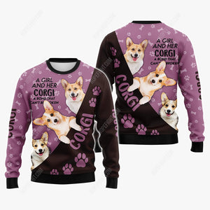 Corgi Shirt, Gift For Corgi Lover, All Over Printed