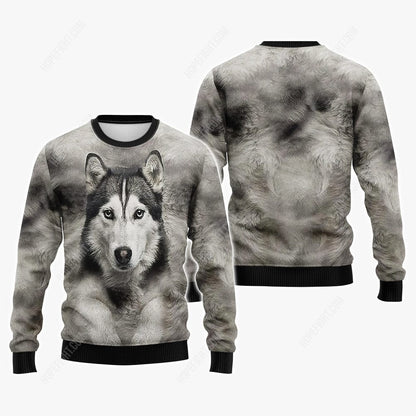 Husky Shirt, Gift For Husky Lover, All Over Printed