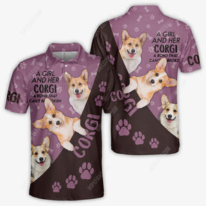 Corgi Shirt, Gift For Corgi Lover, All Over Printed