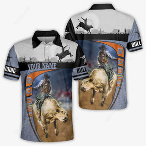 Custom Bull Riding Shirt, Gift For Bull Riding Lover, All Over Printed