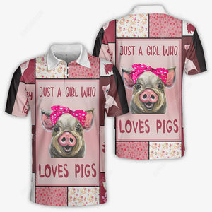 Pig Shirt, Gift For Pig Lover, All Over Printed