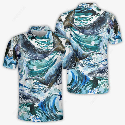 Whale Shirt, Gift For Whale Lover, All Over Printed