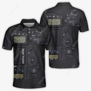 Custom Camera Shirt, All Over Printed