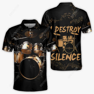 Drum Shirt, Gift For Drum Lover, All Over Printed