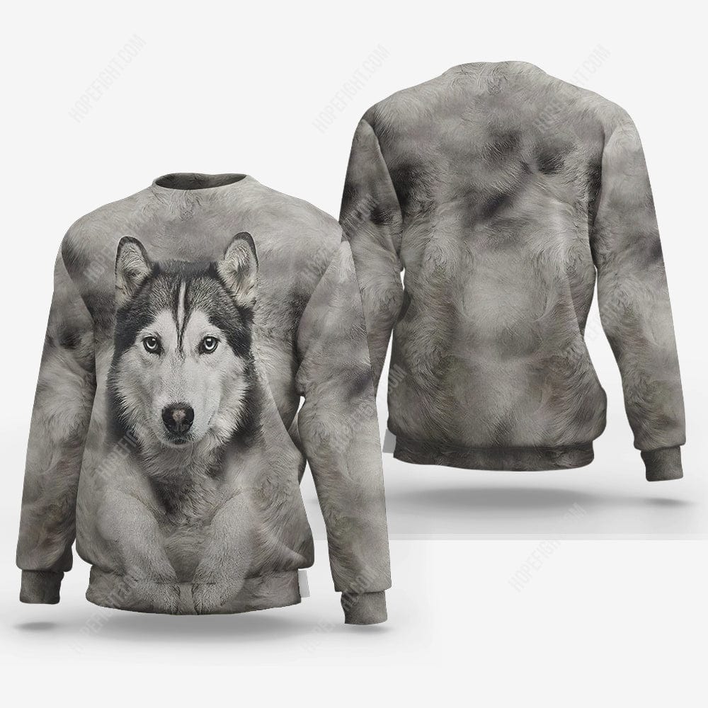 Husky Shirt, Gift For Husky Lover, All Over Printed