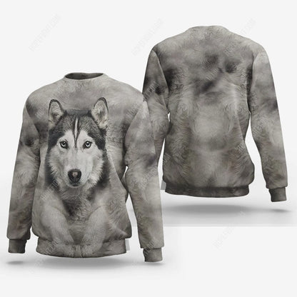 Husky Shirt, Gift For Husky Lover, All Over Printed