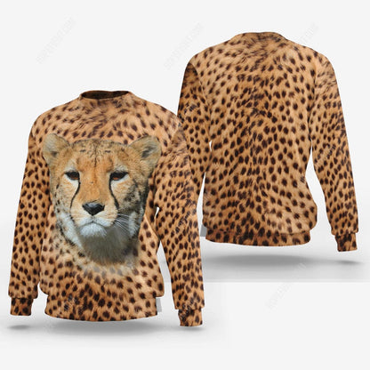 Cheetah Shirt, Gift For Cheetah Lover, All Over Printed
