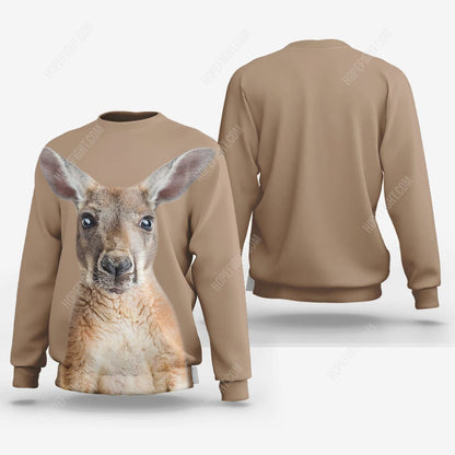 Kangaroo Shirt, Gift For Kangaroo Lover, All Over Printed