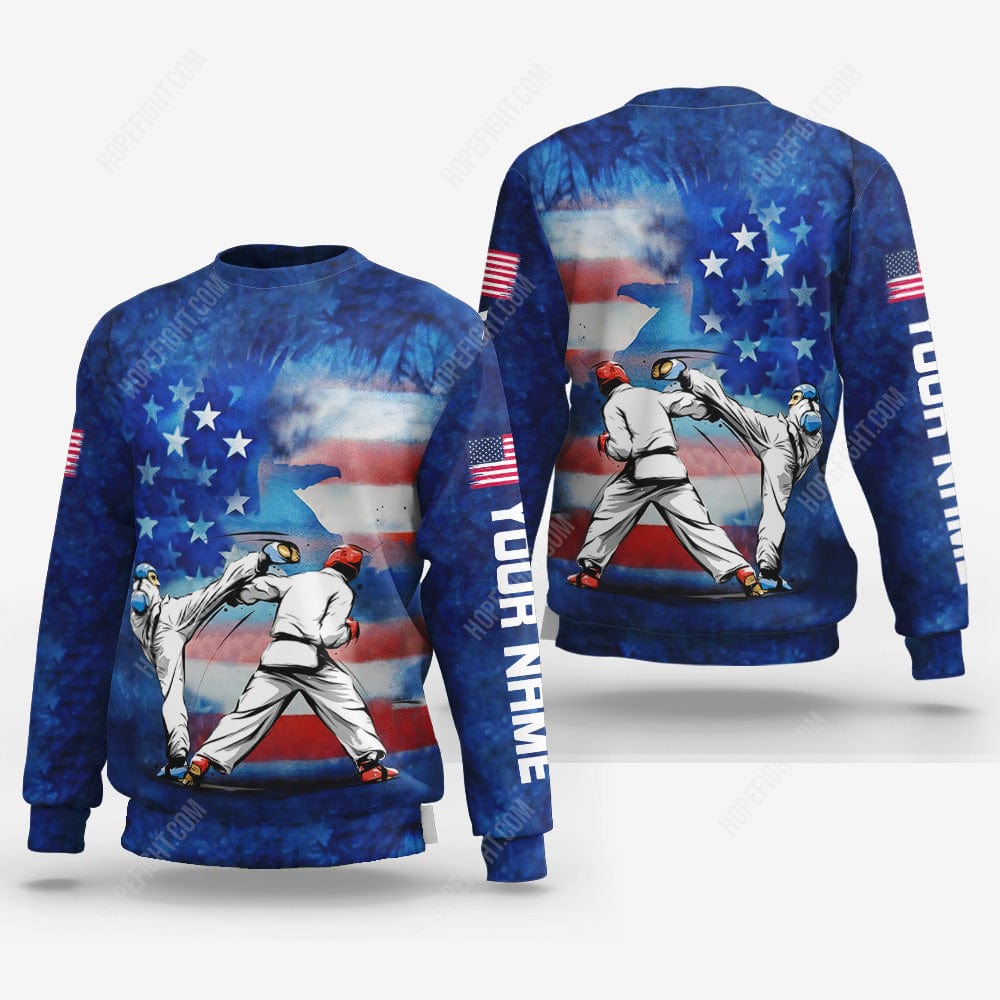 Custom Taekwondo Shirt, Gift For Taekwondo Lover, All Over Printed