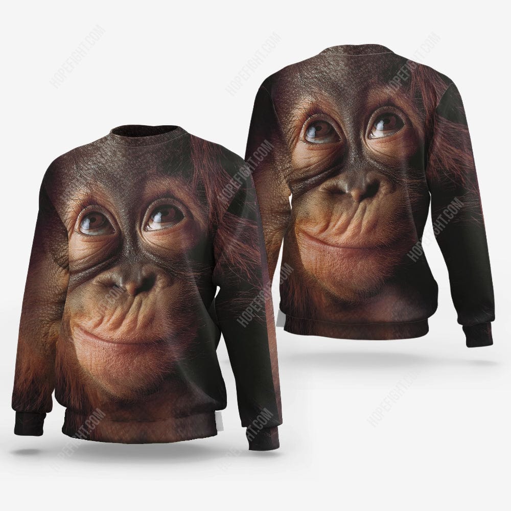 Monkey Shirt, All Over Printed