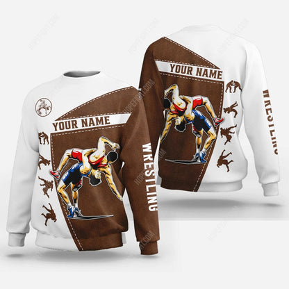 Wrestling Love Shirt, Wrestling Shirt Gift, All Over Printed