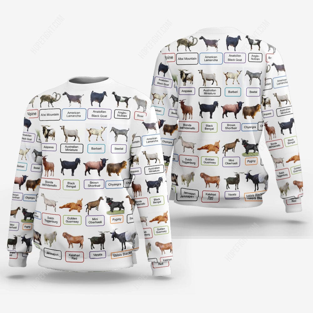 Goat Shirt, Gift For Goat Lover, All Over Printed