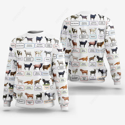Goat Shirt, Gift For Goat Lover, All Over Printed