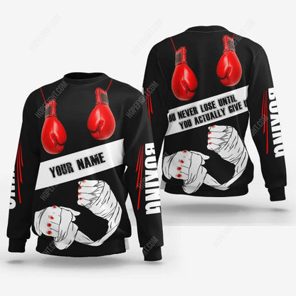 Custom Boxing Shirt, Gift For Boxing Lover, All Over Printed