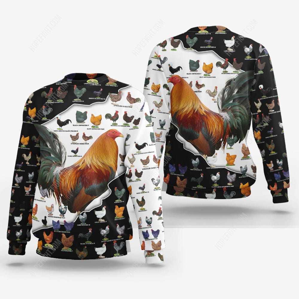 Rooster Shirt, Gift For Chicken Lover, All Over Printed