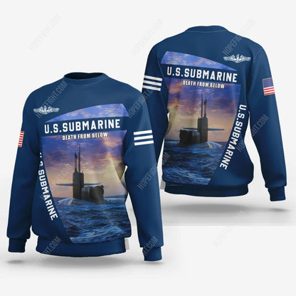 Submarine Shirt, Gift For Submarine Lover, All Over Printed