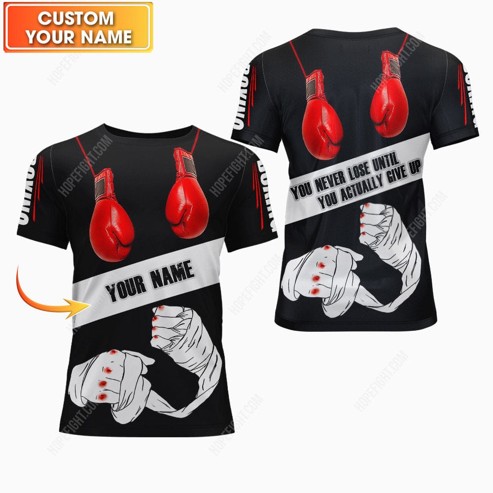 Custom Boxing Shirt, Gift For Boxing Lover, All Over Printed