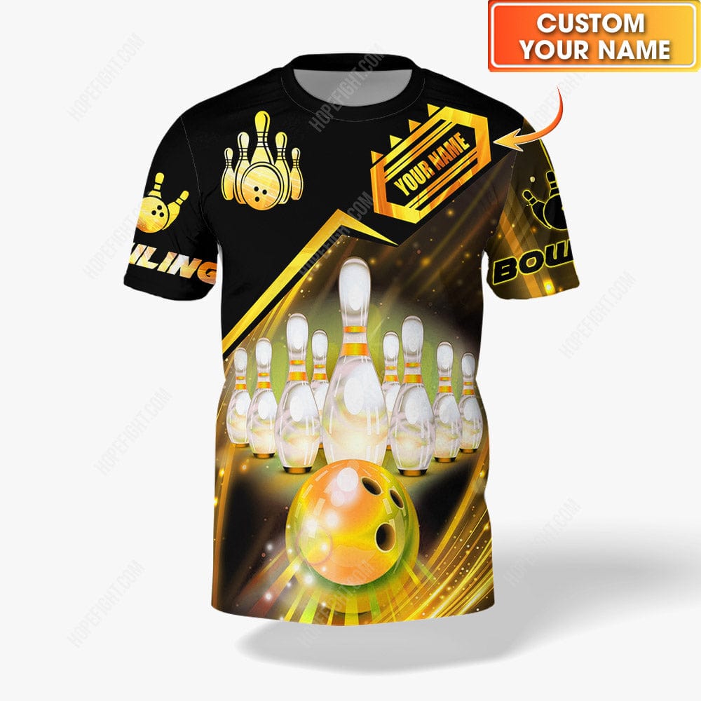 Custom Bowling Shirt, Gift For Bowling Lover, All Over Printed