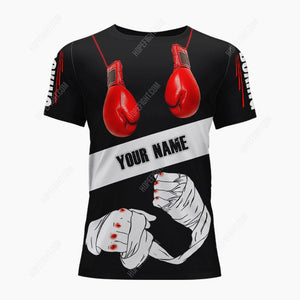 Custom Boxing Shirt, Gift For Boxing Lover, All Over Printed