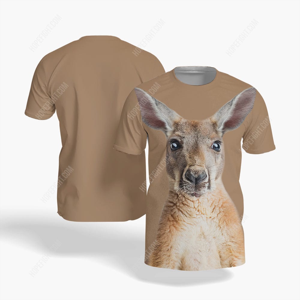 Kangaroo Shirt, Gift For Kangaroo Lover, All Over Printed