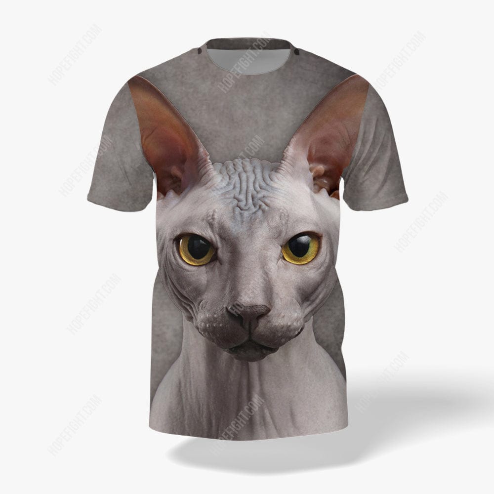 Sphynx Cat Shirt, Gift For Sphynx Cat Lover, All Over Printed