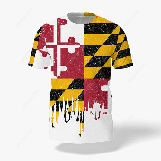 Maryland Shirt, Gift For Maryland Lover, All Over Printed