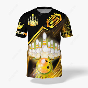 Custom Bowling Shirt, Gift For Bowling Lover, All Over Printed