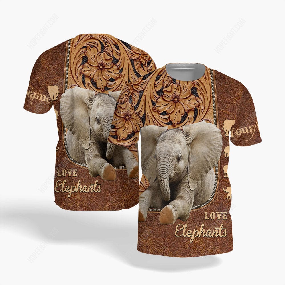 Elephant Shirt, Gift For Elephant Lover, All Over Printed
