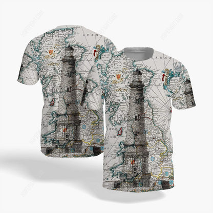 Lighthouse Shirt, Gift For Lighthouse Lover, All Over Printed