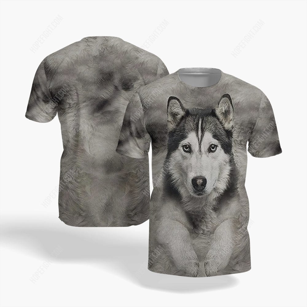 Husky Shirt, Gift For Husky Lover, All Over Printed