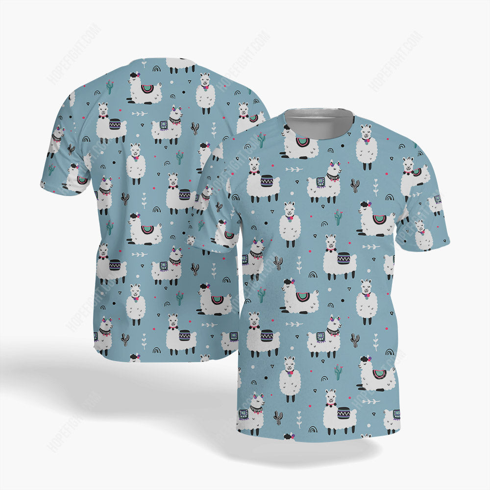 Llama Shirt, Gift For Llama Lover, All Over Printed